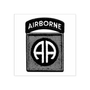 82. ABN im Flugzeug Div. untersucht LRRP Gummistempel
