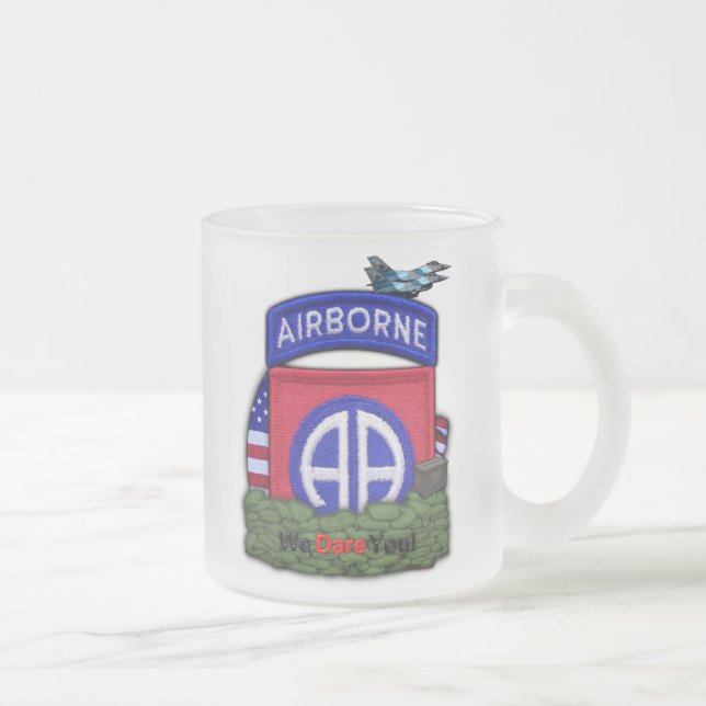 82. ABN im Flugzeug Division Patch frostige Tasse (Rechts)