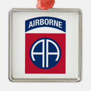 82. Abzeichen der Luftlandedivision Militärveteran Ornament Aus Metall