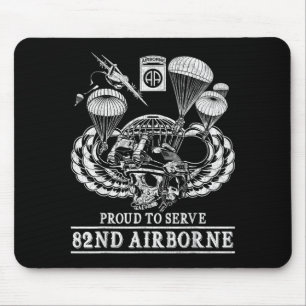 82. Airborne Division Fallschirmspringer Fort Brag Mousepad