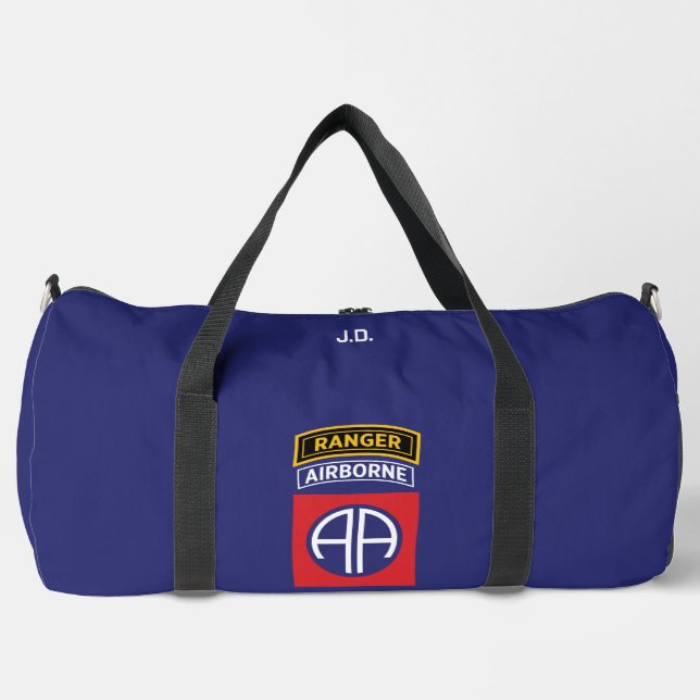 82. Airborne Division Ranger Personalisiert Duffle Bag (Vorderseite)