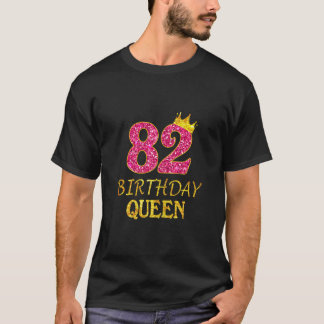 82. Geburtstags-Königin-T-Shirt für 82 Jahre alt T-Shirt