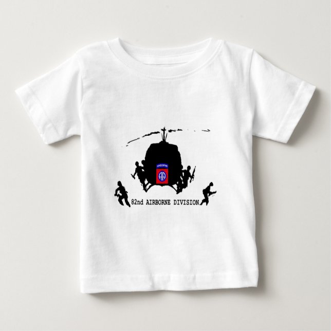 82. IM FLUGZEUG ABTEILUNG BABY T-SHIRT (Vorderseite)