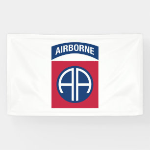 82. Im Flugzeug Abteilung Insignia Militärischer V Banner