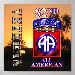 82. Im Flugzeug Abteilung OIF Veteran Poster