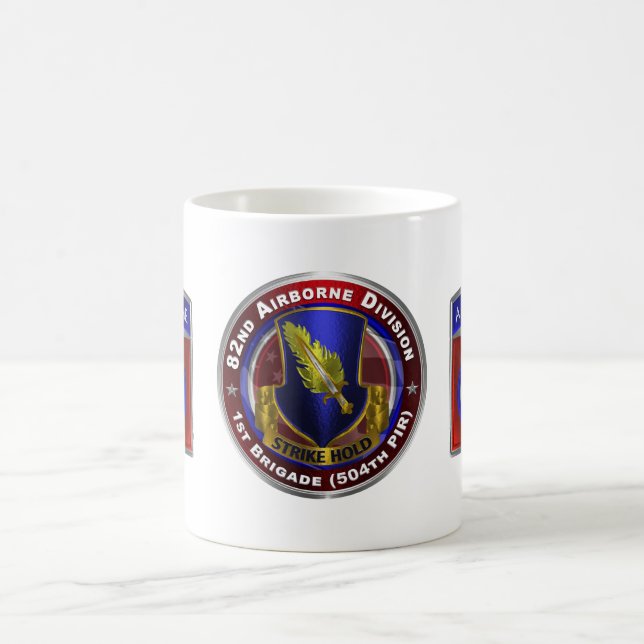 82. Im Flugzeug Division 1. Brigade 504. PIR Kaffeetasse (Mittel)
