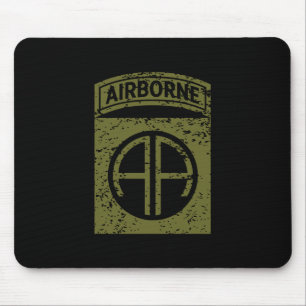 82. Im Flugzeug Division "All American" gestört Mousepad