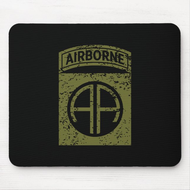 82. Im Flugzeug Division "All American" gestört Mousepad (Vorne)