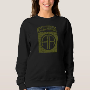 82. Im Flugzeug Division "All American" gestört Sweatshirt