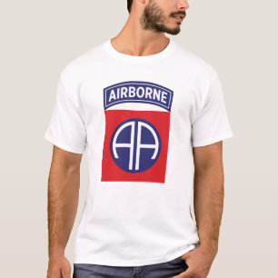 82. Im Flugzeug Division All American Service Abze T-Shirt