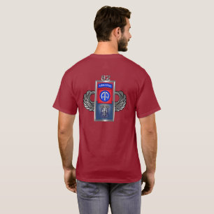 82. Im Flugzeug Division "All the Way" T-Shirt