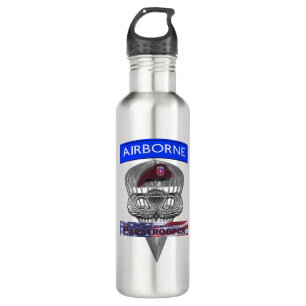 82. Im Flugzeug Division Edelstahlflasche