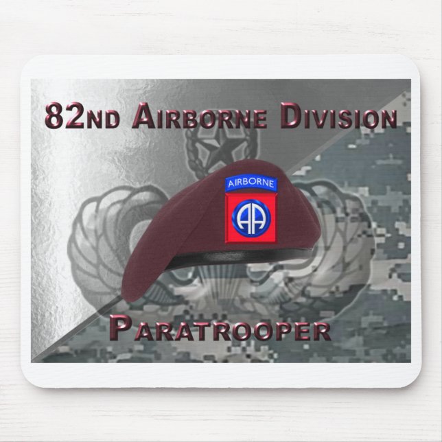82. Im Flugzeug Division Gift Mouse Pad Mousepad (Vorne)