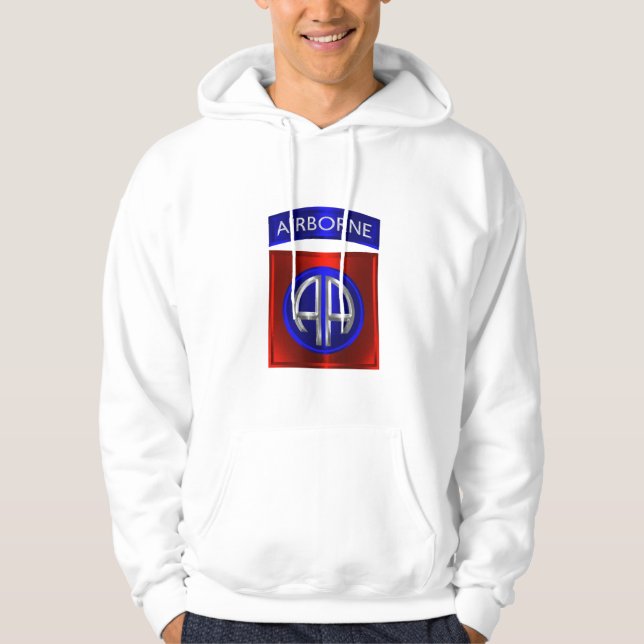 82. Im Flugzeug Division Hoodie (Vorderseite)