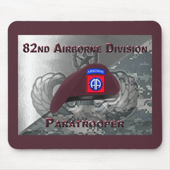 82. Im Flugzeug Division Mousepad (Vorne)