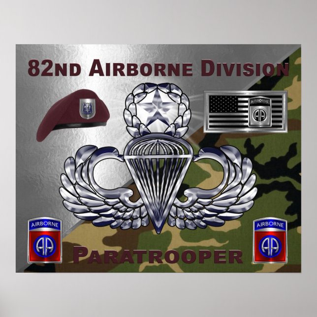 82. Im Flugzeug Division Poster (Vorne)