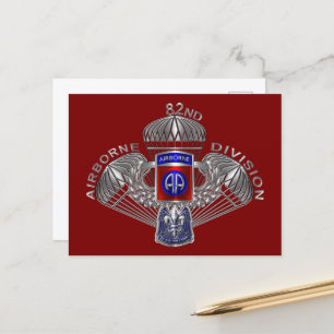 82. Im Flugzeug Division Postkarte