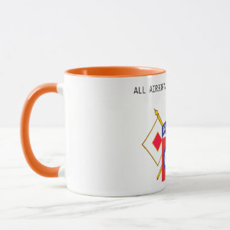 82. Im Flugzeug Division Signal Chapter Kaffeekoff Tasse