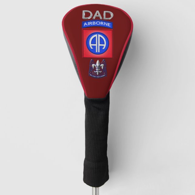 82. Im Flugzeug Division "VATER" Golf Headcover (Vorderseite)
