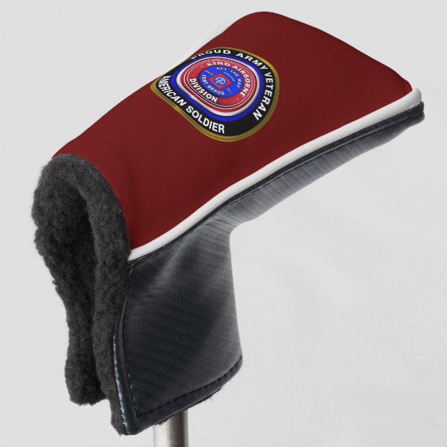 82. Im Flugzeug Division Veteran Golf Headcover (3/4 Vorderseite)