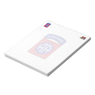 82. im Flugzeug Division vietnam Patch Notepad Notizblock