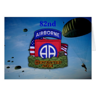 82. im Flugzeug Division War Veterans Vets Card