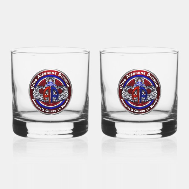82. Im Flugzeug Division Whiskyglas (Vorderseite)