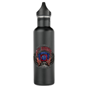82. Im Flugzeug Fort Bragg 24 oz Flasche Edelstahlflasche