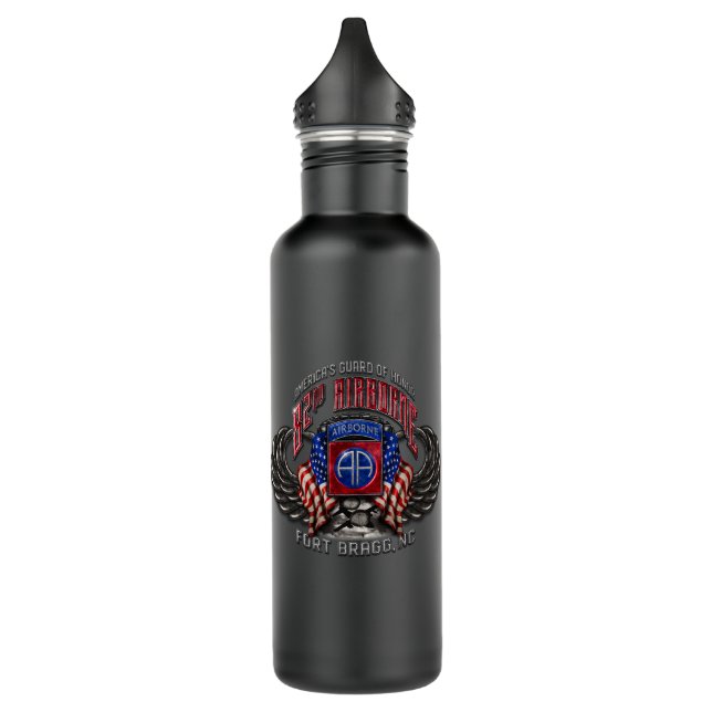 82. Im Flugzeug Fort Bragg 24 oz Flasche Edelstahlflasche (Links)
