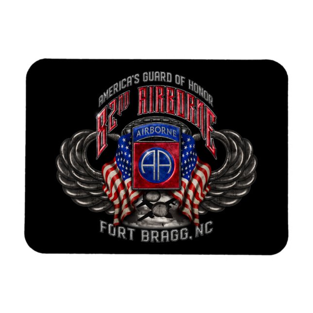 82. Im Flugzeug Fort Bragg Magnet (Horizontal)