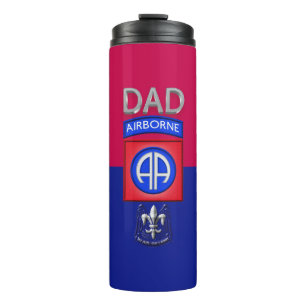 82. Luftlandedivision Airborne Dad Thermosbecher