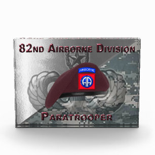 82. Luftlandedivision Benutzerdefinierte Fallschir Fotoblock