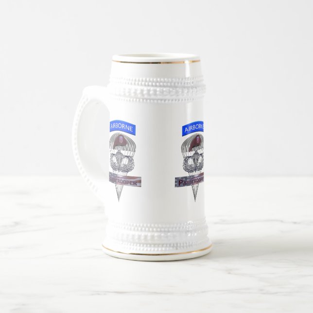 82. Luftlandedivision Bierglas (Vorderseite Links)