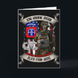 82. Luftlandedivision Fallschirmspringer Fort Brag Karte<br><div class="desc">82. Luftlandedivision Fallschirmspringer Fort Bragg Jump Flügel</div>