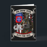 82. Luftlandedivision Fallschirmspringer Fort Brag Karte<br><div class="desc">82. Luftlandedivision Fallschirmspringer Fort Bragg Jump Flügel</div>