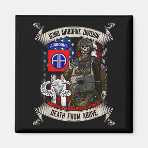82. Luftlandedivision Fallschirmspringer Fort Brag Magnet