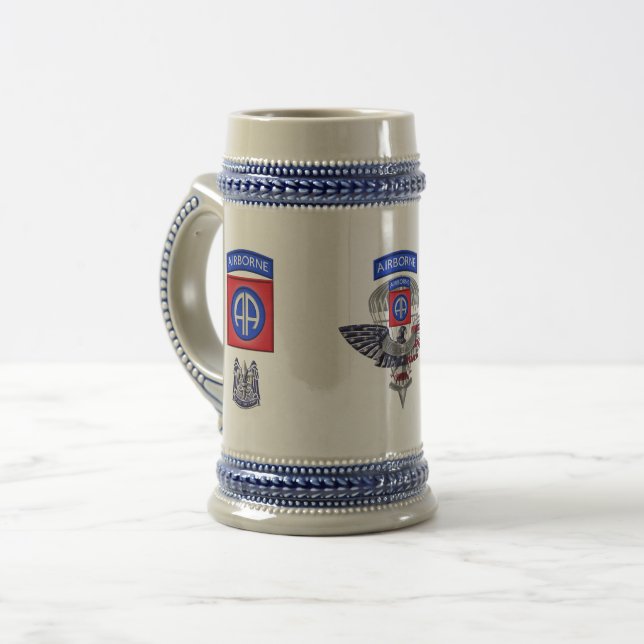 82. Luftlandedivision - Fort Bragg Bierglas (Vorderseite Links)