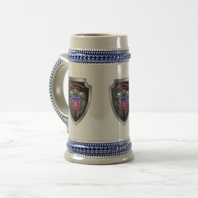 82. Luftlandedivision Fort Bragg Bierglas (Vorderseite Links)