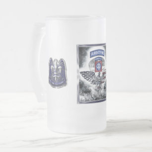 82. Luftlandedivision Fort Bragg Mattglas Bierglas