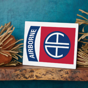 82. Luftlandedivision Insignie Militär Veteran Fotoplatte