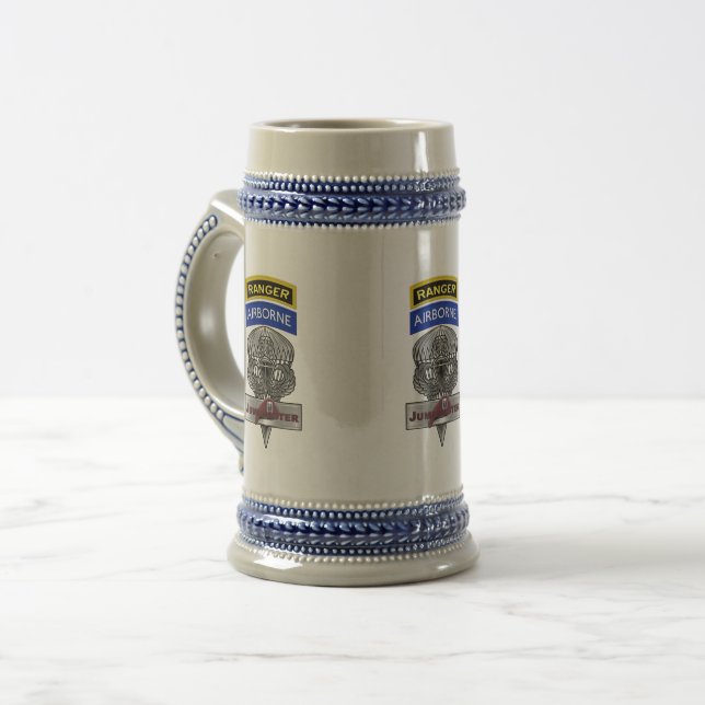 82. Luftlandedivision Jumpmaster  Bierglas (Vorderseite Links)