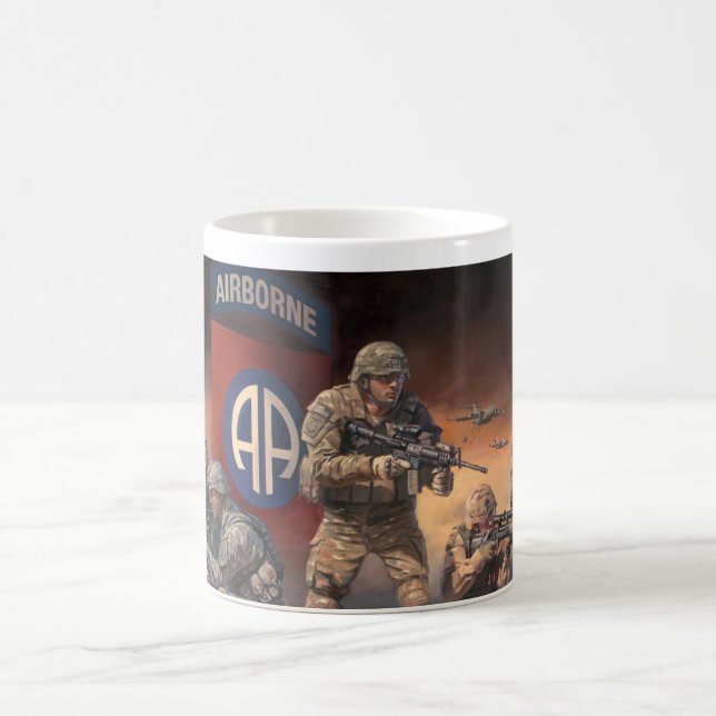 82. Luftlandedivision Kaffeetasse (Mittel)