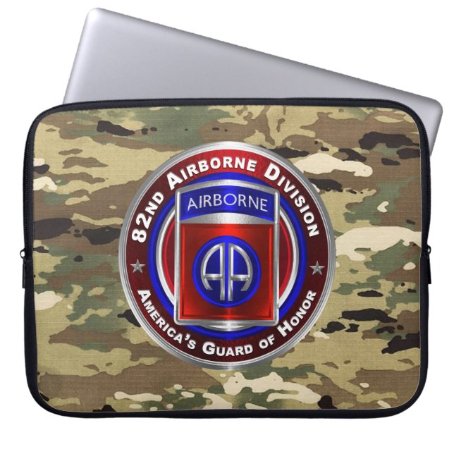 82. Luftlandedivision  Laptopschutzhülle (Vorderseite)