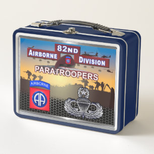 82. Luftlandedivision Metall Brotdose