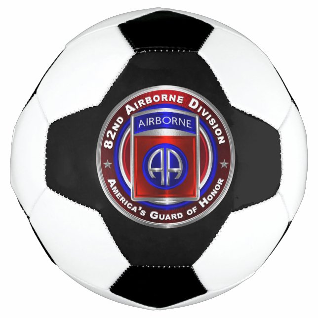 82. Luftlandedivision NIEDRIGERER PREIS Fußball (Vorderseite)