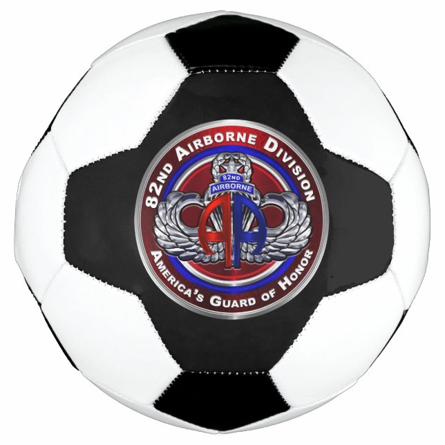 82. Luftlandedivision NIEDRIGERER PREIS Fußball (Vorderseite)