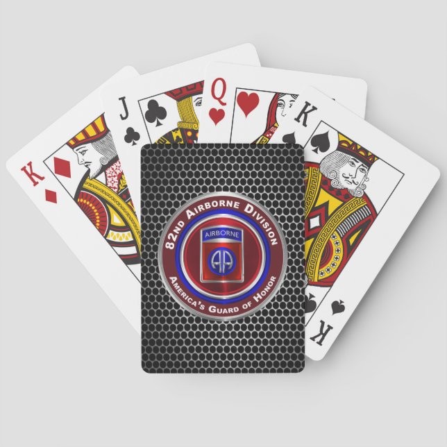 82. Luftlandedivision  Spielkarten (Rückseite)