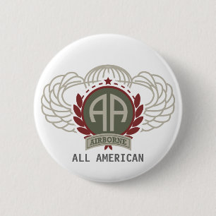 82. Luftlandedivision Vintage Button