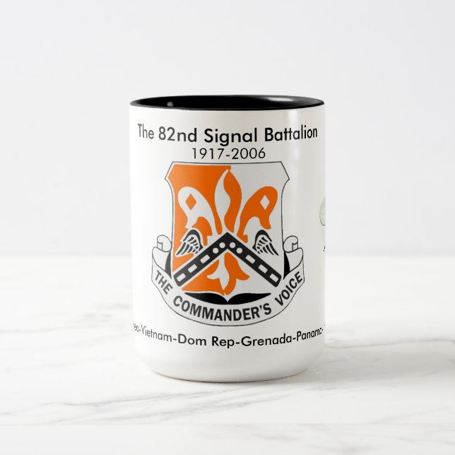 82. Signal Battalion Historic Coffee Tasse #1 (Mittel)