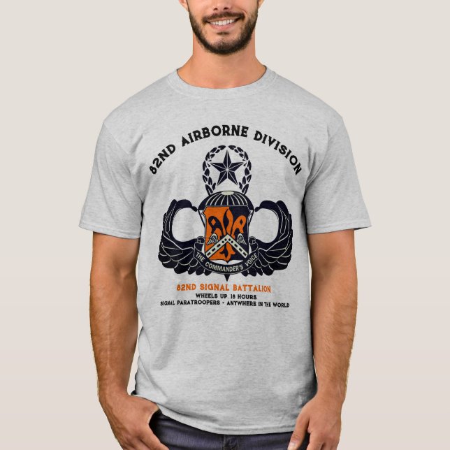 82d SIGNAL BN Tshirt - alternative Designxmas 2022 (Vorderseite)